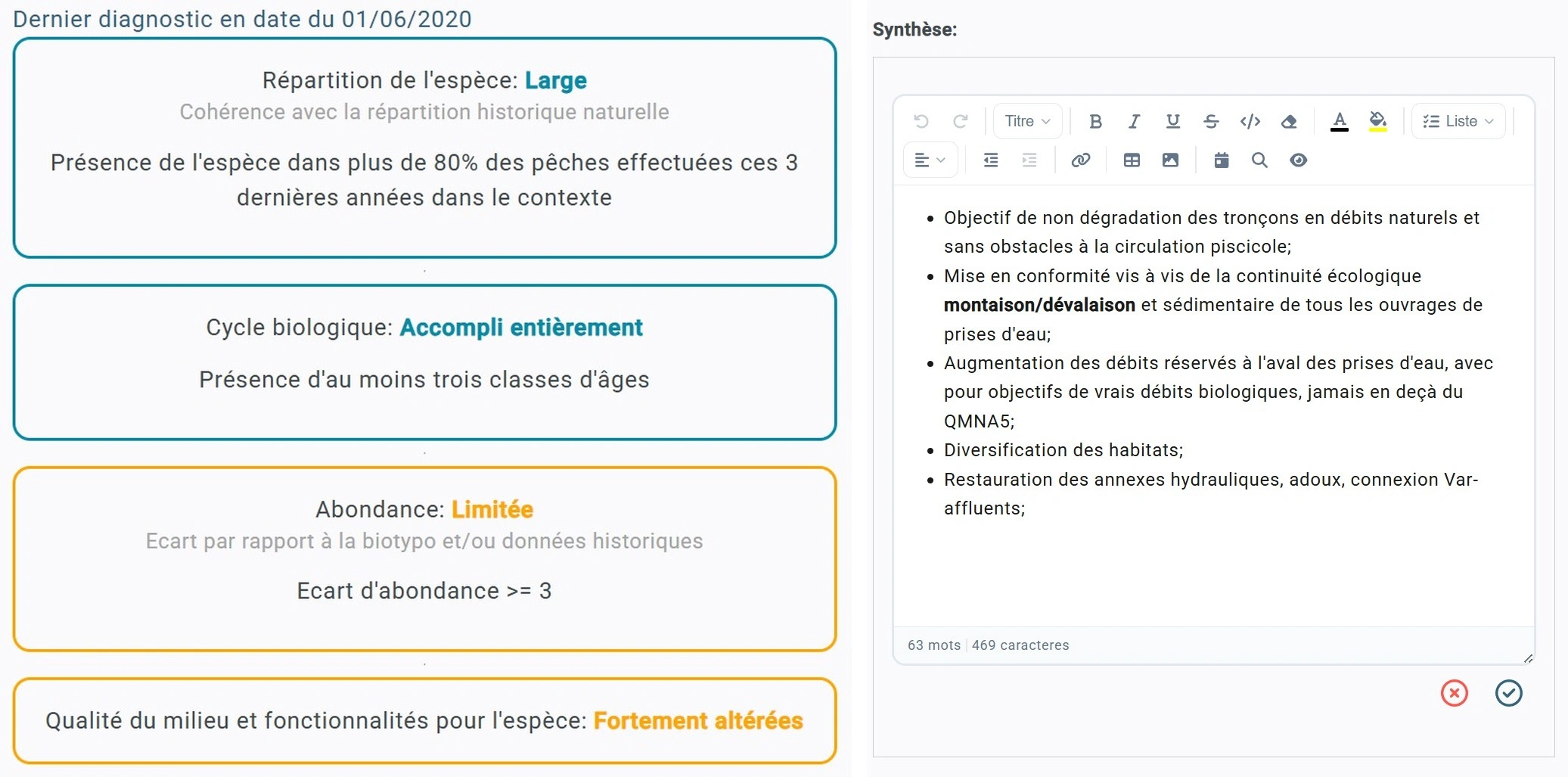 Departmental Plan for Aquatic Environment Protection and Fish Resources Management